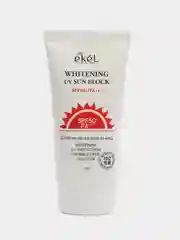 Белый крем солнцезащитный Ekel Soothing & Moisture Sun Block SPF50/PA+++ 70 мл