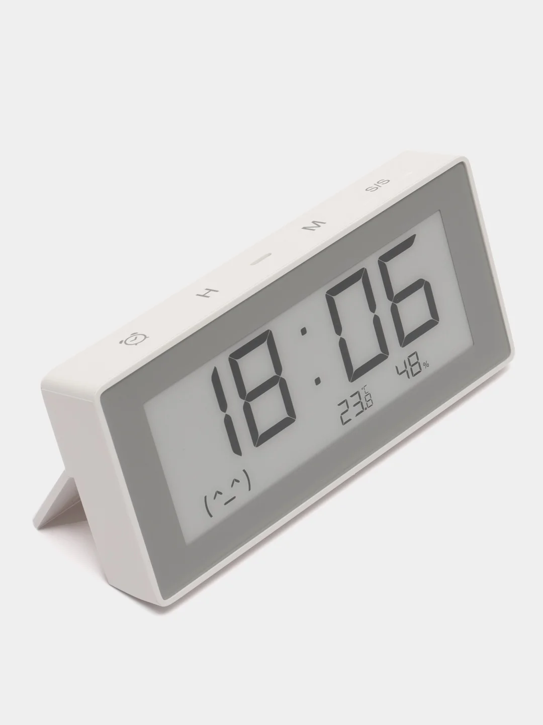 Белый метеостанция Xiaomi MiaoMiaoce Smart Clock Thermohygrometer MHO-C303
