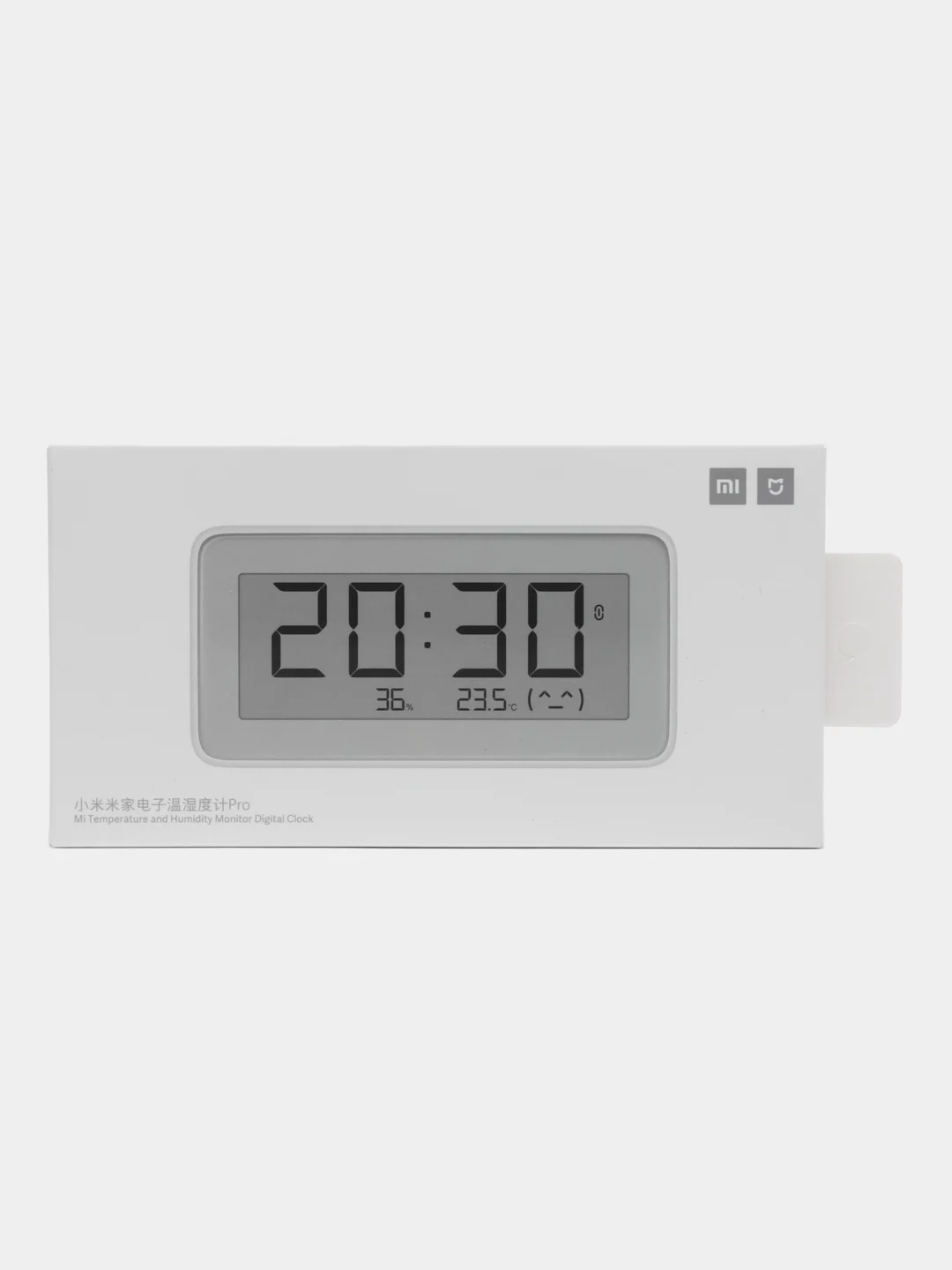 Белый метеостанция часы Xiaomi Mijia Temperature And Humidity Electronic Watch Pro LYWSD02MMC