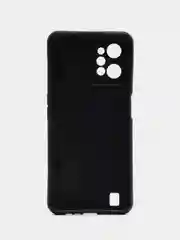 Белый чехол Realme C31 / Реалми С31, силиконовый, под кожу, с рисунком