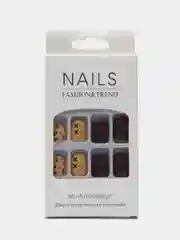 Желтый накладные ногти
