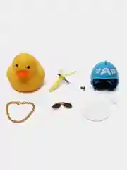 Светло-синий игрушка "Утка" в машину