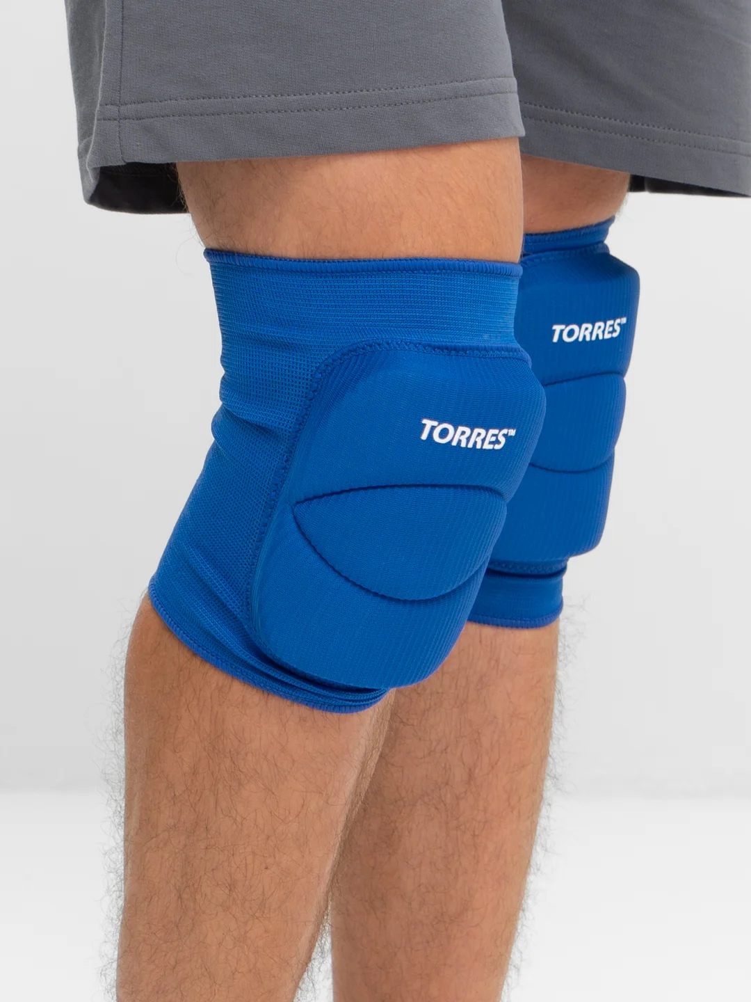 Синий наколенники спортивные "TORRES Classic"