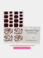 Фиолетовый лаковые полоски маникюр топ, для педикюра,наклейки для ногтей,слайдер, поталь для маникюра