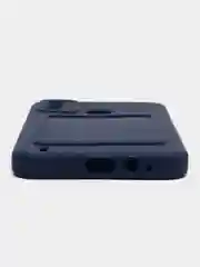 Темно-синий чехол с отделением для пластиковой карточки TECNO SPARK 6 GO / SPARK GO 2021