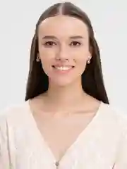 Золотой серьги с танцующим цирконием