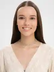 Золотой ожерелье на шею "Звезды"