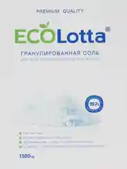 Соль для посудомоечной машины ECOLotta PREMIUM QUALITY, 1500 г
