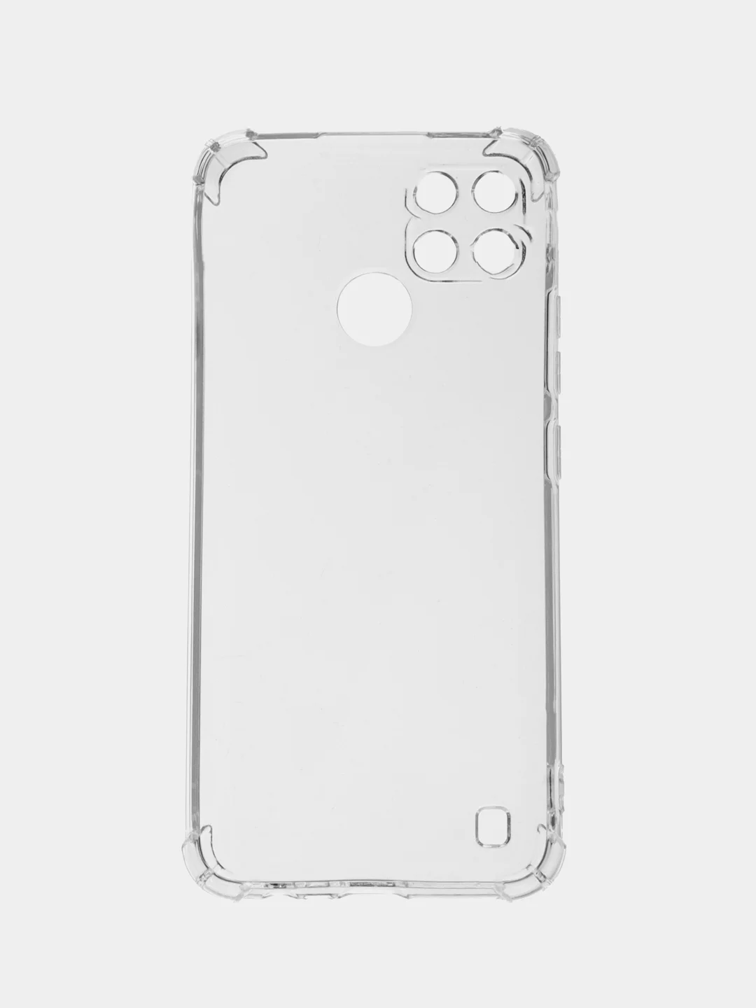 Прозрачный чехол Realme C21Y, Realme C25Y Реалми С21У / С25У прозрачный, силиконовый, противоударный