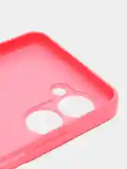 Тёмно-розовый чехол для Realme C33, Реалми С33, пластиковый, глянцевый, под стекло