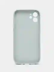 Ледяной чехол силиконовый для iPhone 12, со стеклянной панелью