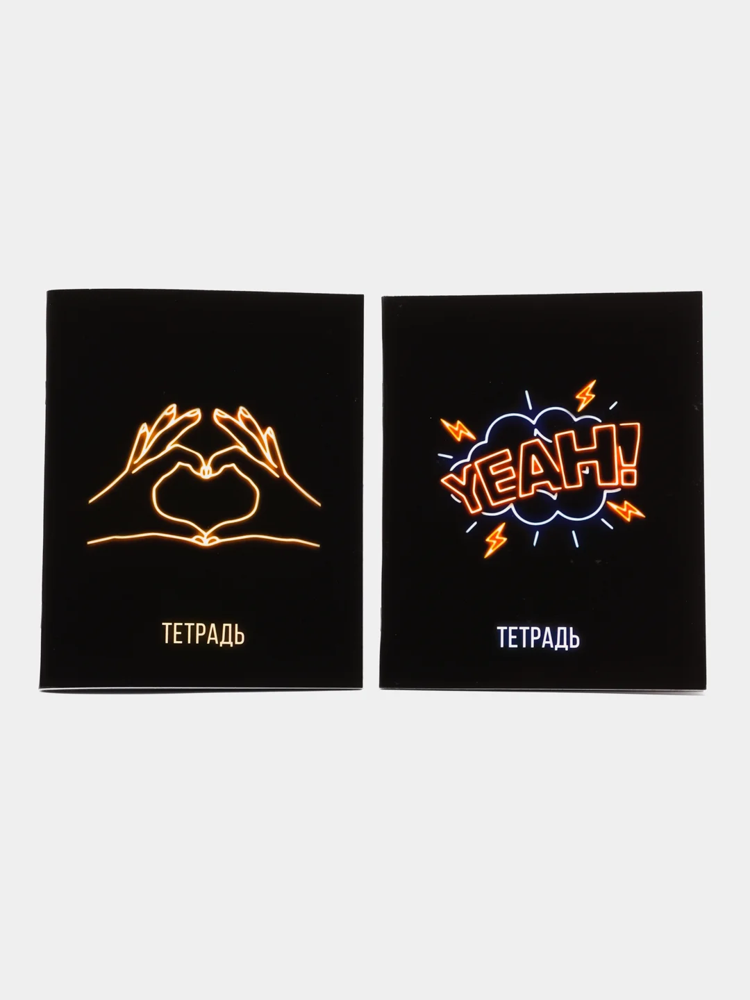 Комплект тетрадей в клетку Calligrata Neon, 48 листов, 2 штуки