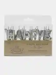 Розовый свечи для торта Happy Birthday