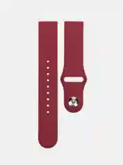 Бордовый силиконовый ремешок для часов КАРТОФАН на Xiaomi Amazfit Bip/Bip Lite/GTR 42mm/GTS, ColMi