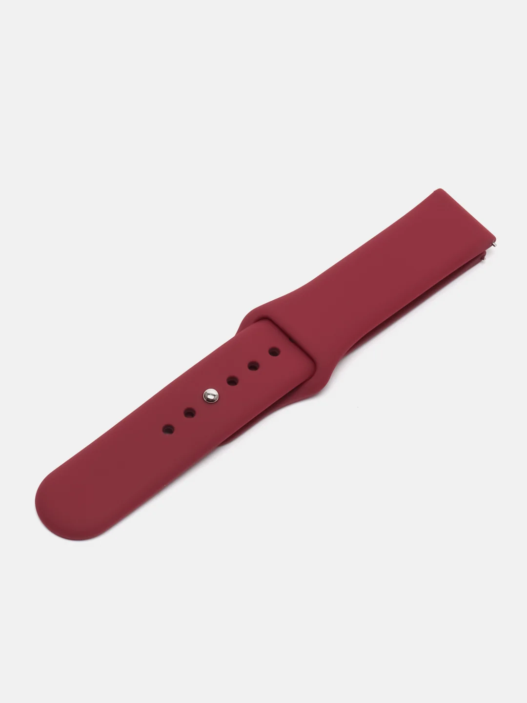 Бордовый силиконовый ремешок для часов КАРТОФАН на Xiaomi Amazfit Bip/Bip Lite/GTR 42mm/GTS, ColMi