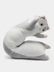 Серый мягкая игрушка кот, подушка