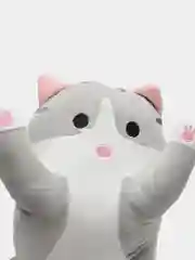 Серый мягкая игрушка кот, подушка