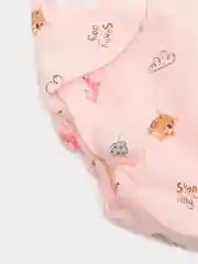 Розовый детский многоразовый подгузник