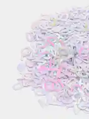 Белый декоративные стразы "Буквы"
