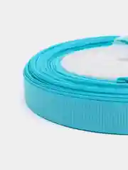 Бирюзовый лента репсовая, 12мм, рулон, 18 метров