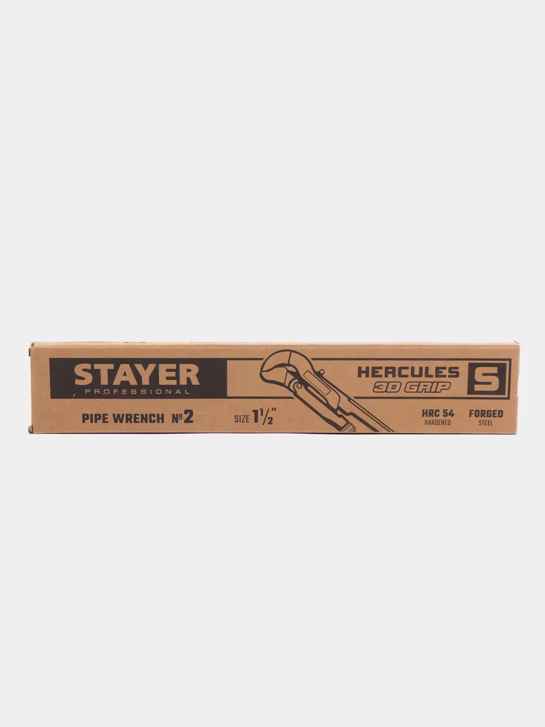 Трубный ключ с прямыми губками Stayer Profix