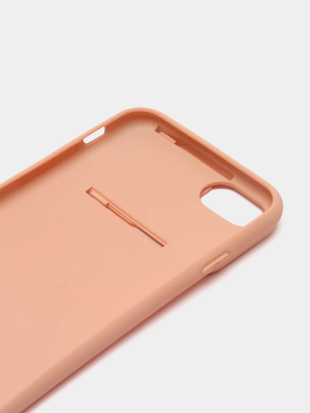 Оранжевый чехол силиконовый для IPhone 6 / 7/ 8 / SE 2020, с защитой камеры