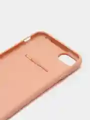 Оранжевый чехол силиконовый для IPhone 6 / 7/ 8 / SE 2020, с защитой камеры