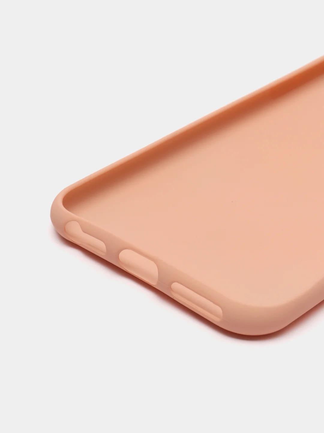 Оранжевый чехол силиконовый для IPhone 6 / 7/ 8 / SE 2020, с защитой камеры