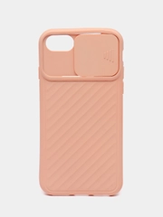 Чехол силиконовый для IPhone 6 / 7/ 8 / SE 2020, с защитой камеры