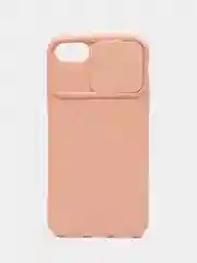 Светло-жёлтый чехол силиконовый для IPhone 6 / 7/ 8 / SE 2020, с защитой камеры