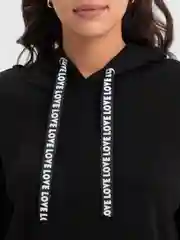 Черный толстовка, худи женская