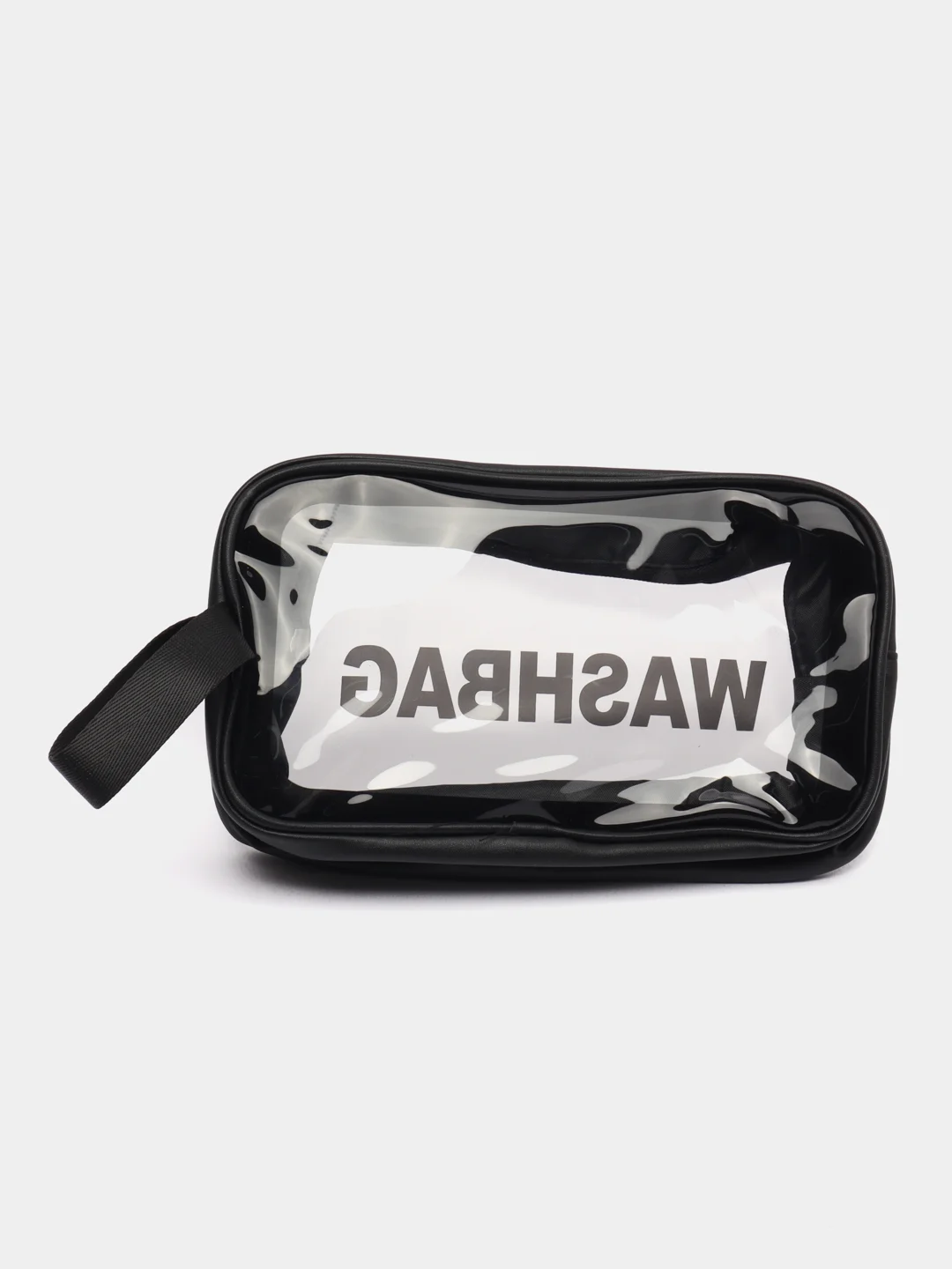 Розовый сумка-косметичка Washbag, водонепроницаемая, с ручкой, размер S, M