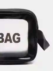 Розовый сумка-косметичка Washbag, водонепроницаемая, с ручкой, размер S, M