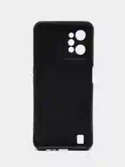 Лавандовый чехол Realme C31 / Реалми С31, силиконовый, под кожу, с рисунком