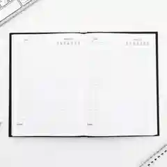 Черный ежедневник А5, 160 л, твердая обложка "Minimalism"