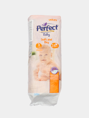 Подгузники детские Perfect Baby, миди, 4-9 кг  мягкие/Турция