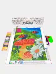 Алмазная мозаика "Жуки", без подрамника, 30 х 40 см