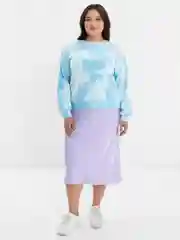 Небесно-голубой свитшот женский Casual Collection