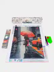 Алмазная мозаика "Девушка", 30 х 40 см, без подрамника
