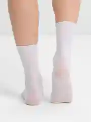 Белый женские однотонные носки, весна-лето