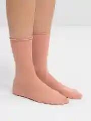 Коралловый меланж женские однотонные носки, весна-лето
