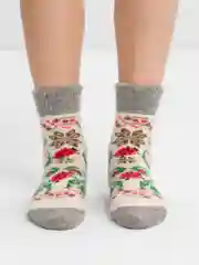 Зеленый носки женские, теплые, шерстяные, вязаные, зимние, термоноски, подарок на новый год