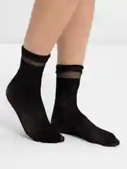 Черный кружевные носки, бархатные, женские
