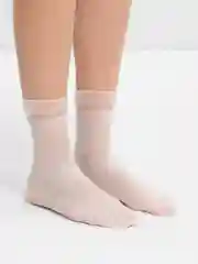 Белый кружевные носки, бархатные, женские