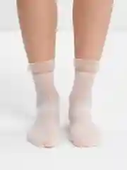 Белый кружевные носки, бархатные, женские