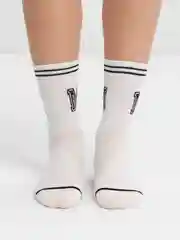 Белый носки женские, хлопковые