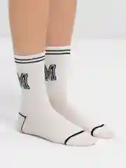 Белый носки женские, хлопковые