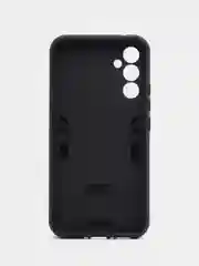 Темно-синий чехол для Samsung Galaxy A34, противоударный, с металлической подставкой-кольцом