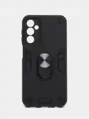 Черный чехол Samsung Galaxy A24 / Самсунг Галакси А24, с металлической подставкой - кольцом