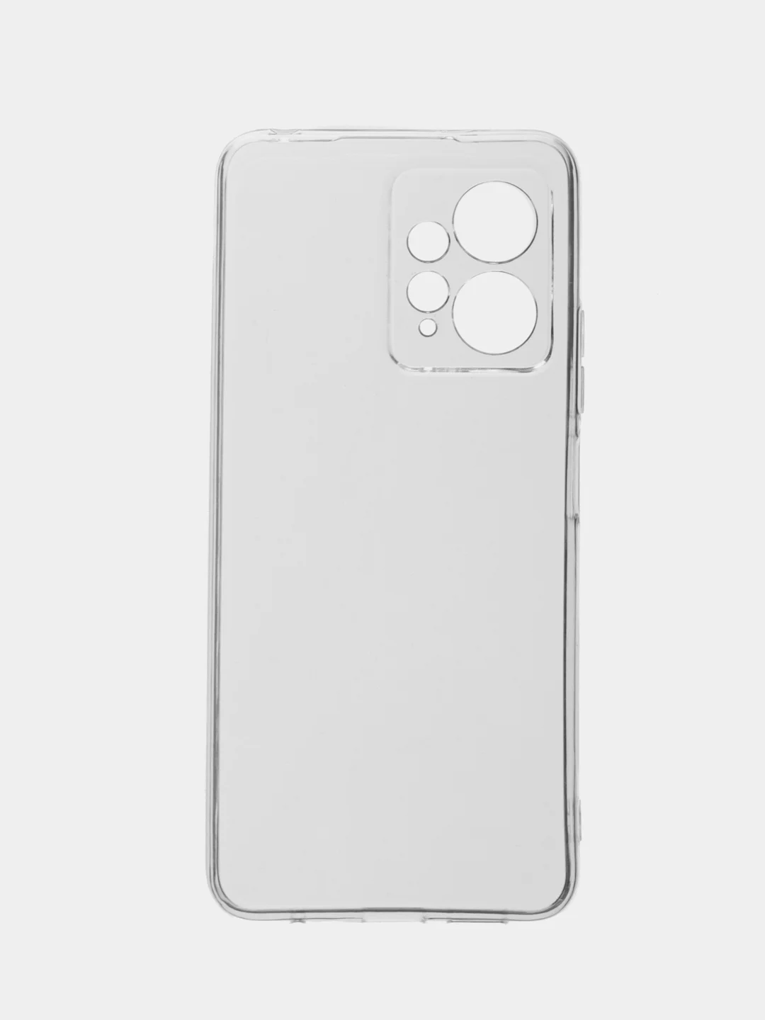 Прозрачный чехол Redmi Note 12 4G / Редми Нот 12 4Джи, прозрачный, силиконовый, с защитой камеры